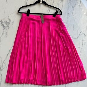J CREW Elegant Pink Pleated Skirt SZ8